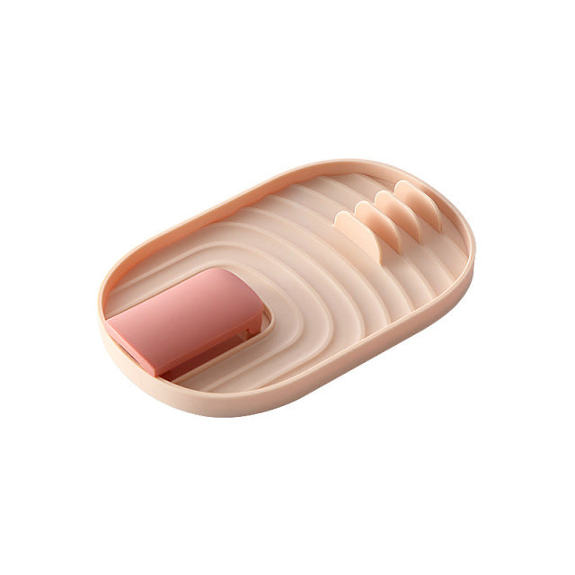 MallNexus™ NeatKitchen Silicone Spatula Holder