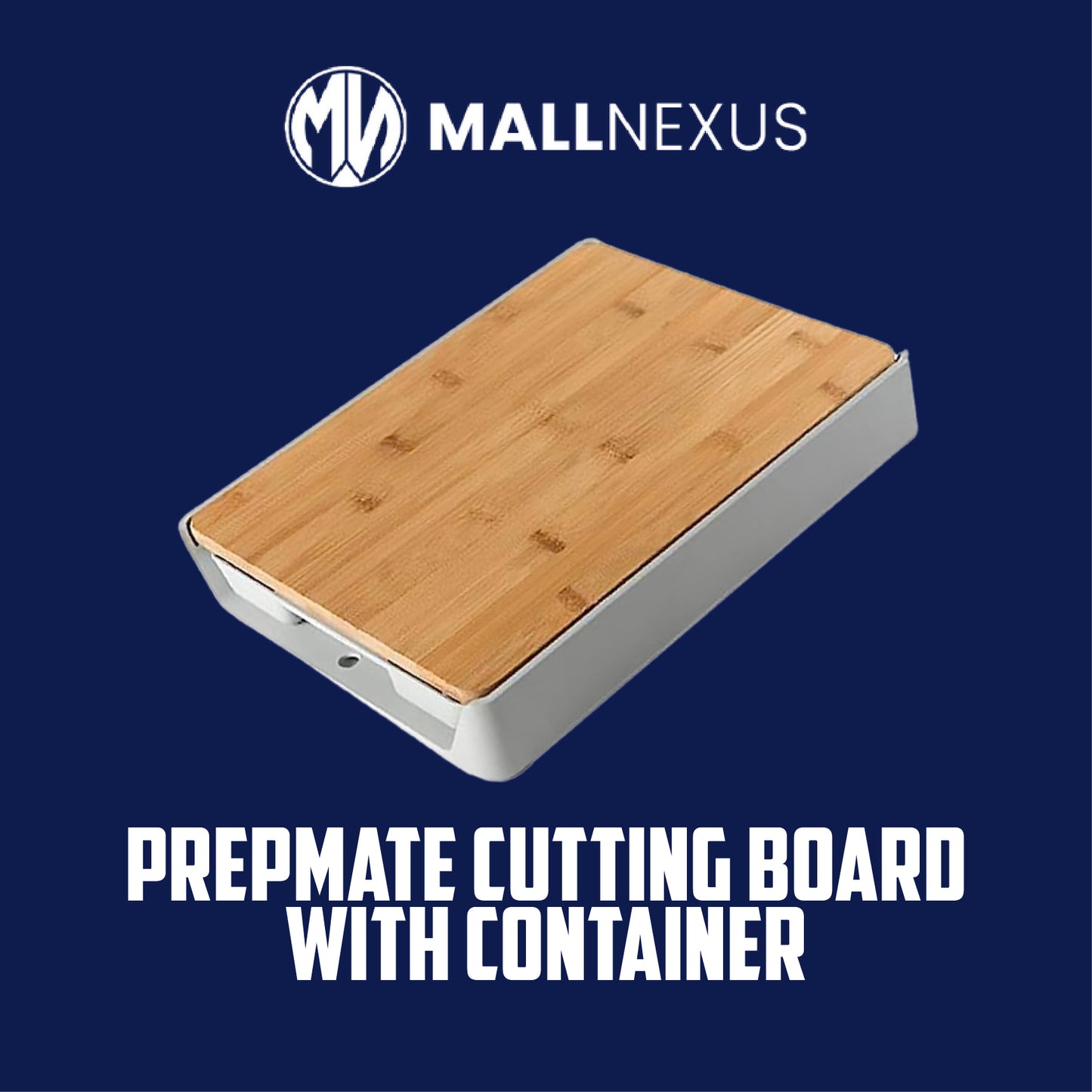 MallNexus️️️️™ PrepMate Cutting Board with Container