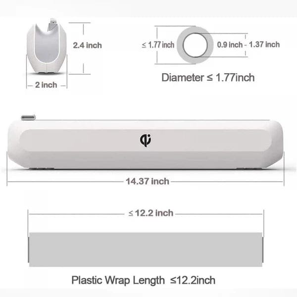 MallNexus™ Magnetic Plastic Wrap Dispenser