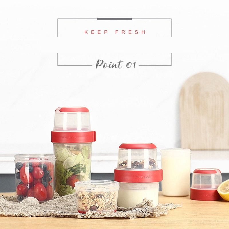 MallNexus™ KeepFresh Double-Layered Food Storage