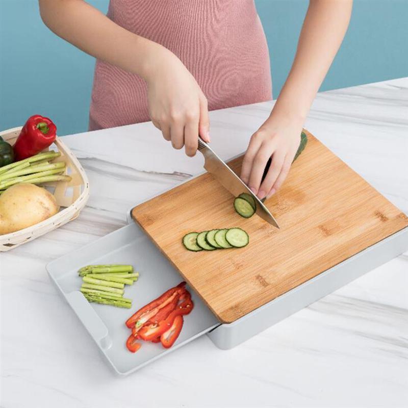 MallNexus️️️️™ PrepMate Cutting Board with Container
