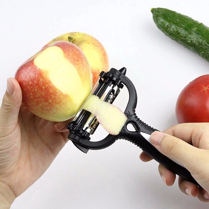 MallNexus™ EasySlice 3 in 1 Peel Grate and Slice