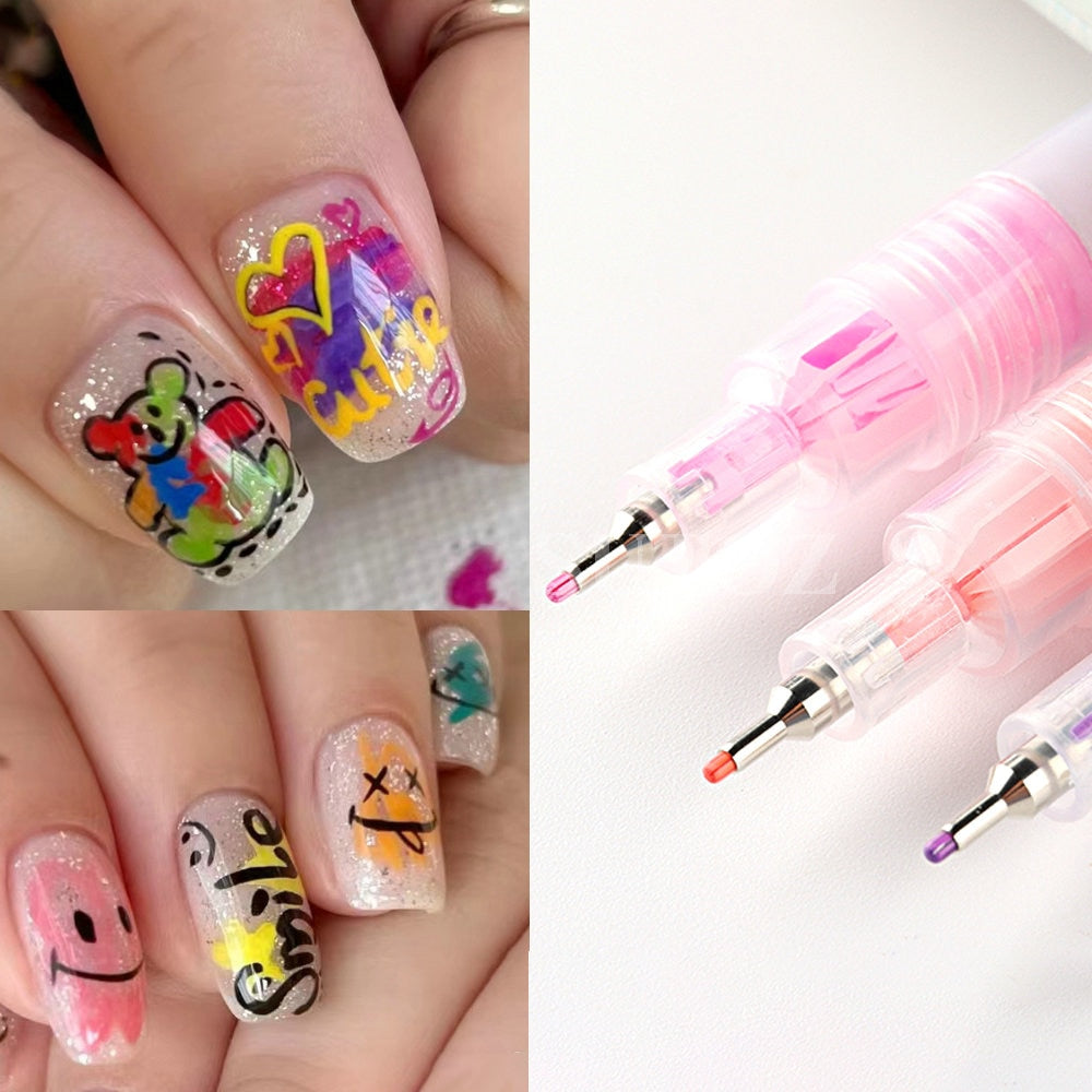 MallNexus™ FineTouch Nail Art Graffiti Pen Set