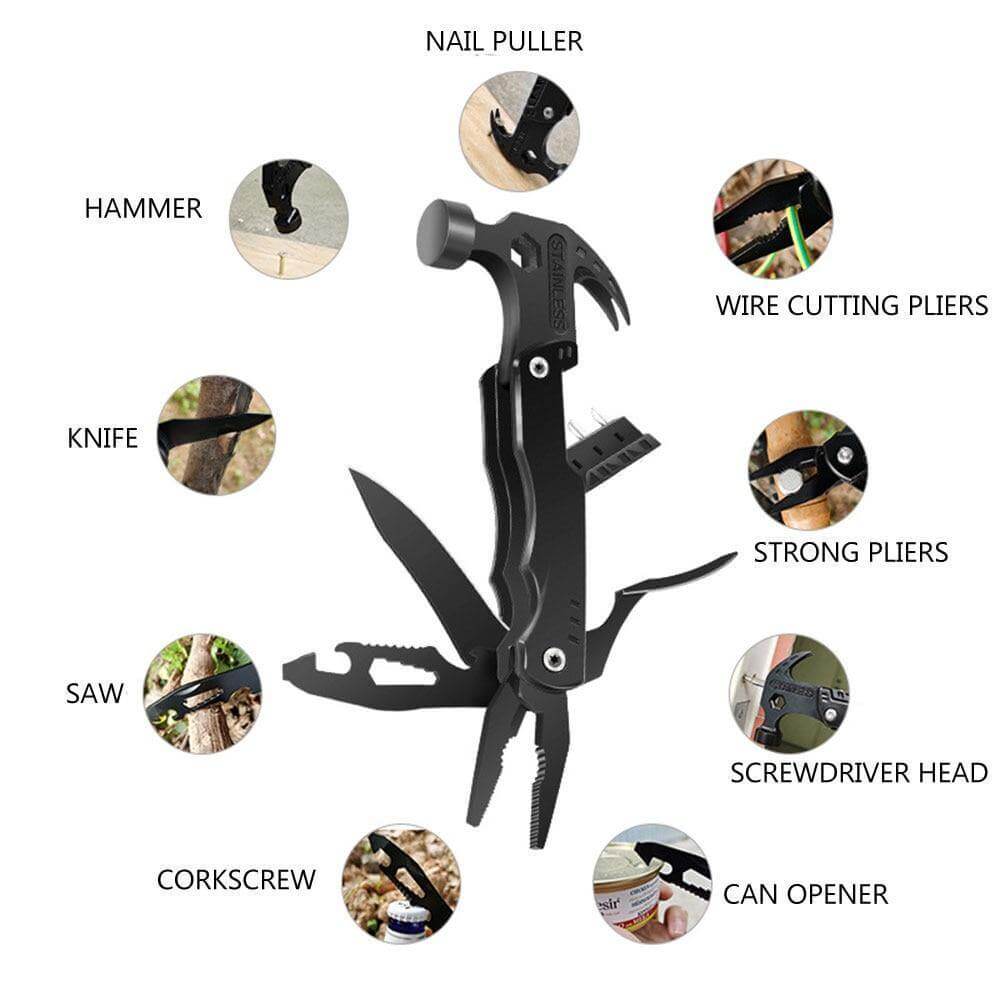 MallNexus™ HammerPro 14-in-1 Multi-Tool