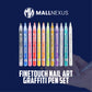 MallNexus™ FineTouch Nail Art Graffiti Pen Set