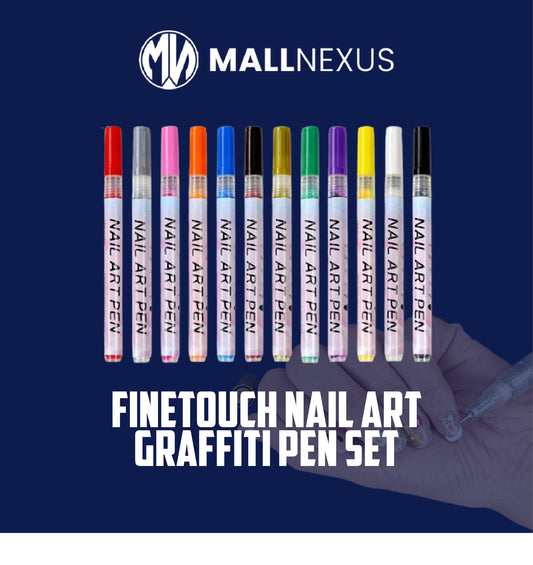 MallNexus™ FineTouch Nail Art Graffiti Pen Set